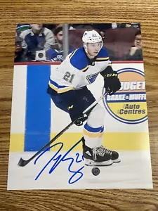 Tyler Bozak Autographed 8x10 Photo St. Louis Blues Stanley Cup Champion 2019 - Picture 1 of 2