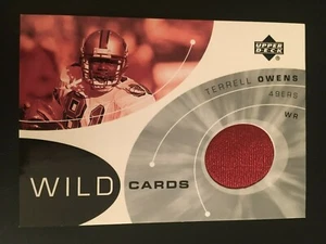 2002 Upper Deck Wild Cards Jerseys WC-TO Terrell Owens - Bild 1 von 2