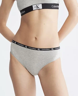 Calvin Klein Underwear 1996 Modern Bikini Cotton Stretch Gray Women's QD3988-050 - Image 1 of 4