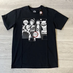 DEMON SLAYER T-shirt nera grafica kimetsu no yaiba adulto unisex—taglia media— - Foto 1 di 6