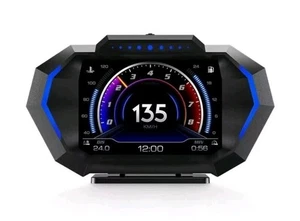 Obd2 Gauge Display with Speed, Fuel Consumption Heads Up Display P24 - Picture 1 of 9