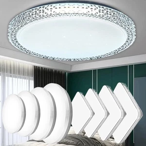 Lámpara de techo LED Panel Lámpara de techo Dormitorio Baño Salón Lámpara de pasillo IP44 - Imagen 1 de 181