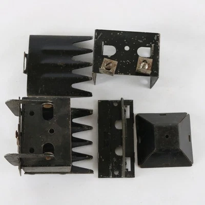 Lote De 5 Gilbert Meccano Erector Draga Pala Cubo Metal Negro Kit Piezas Foto 1 de 2