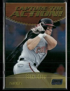 2000 Stadium Club Chrome #CA7 Sean Casey Capture the Action Refractors Reds - Picture 1 of 2