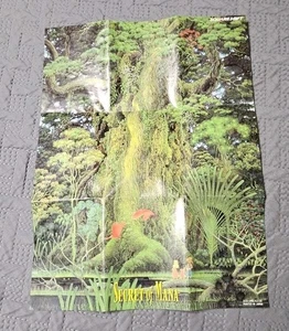 Secret of Mana (Super Nintendo, SNES) - Solo mapa de póster - Auténtico - Imagen 1 de 2