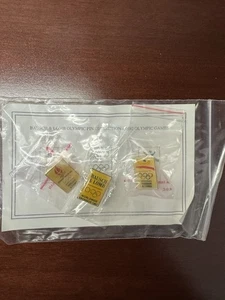 Bausch & Lomb Olympic Pin Collection NEU 3er Set Olympische Spiele 1992 Albertville - Bild 1 von 8