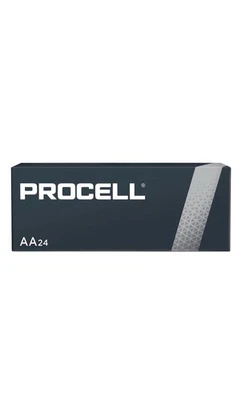 Baterías alcalinas Duracell Procell AA 24/caja PC1500BKD Foto 1 de 3