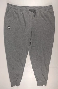 Felpa Under Armour Rival Fleece Joggers Uomo 4XL Grigio Vestibilità Larga Gamba Conica - Foto 1 di 13