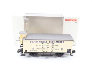 Märklin H0 48604 Güterwagen Bierwagen mit Brhs. "Bierbrauerei Gebr. Müser" / NEM - Bild 1 von 5