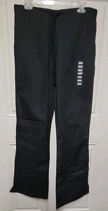 New CHEROKEE AUTHENTIC WORKWEAR MODERN CLASSIC STRETCH PANTS BLACK SIZE Small - Picture 1 of 7