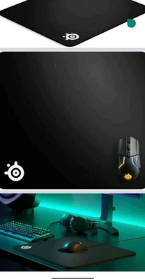 Alfombrilla de ratón para juegos QcK - Tela grande - Optimizada para sensores para juegos Foto 1 de 2