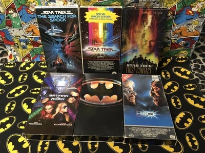 **SCI-FI VHS LOT #2*STAR TREK/BATMAN** - Image 1 of 4
