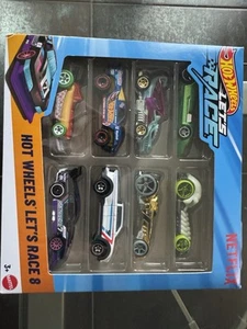 NETFLIX HOT WHEELS LET'S RACE 8 LIMITED EDITION SET NEW GT SCORCHER 7 Fast Ship - Picture 1 of 7