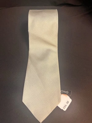 Joseph A Bank Extra Largo Diseño Verde Claro 💯 % Corbata Seda 63x3.25” Nueva con 🏷️ Foto 1 de 4