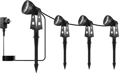 Faretti da Giardino Alimentazione a Rete 14M, Impermeabile IP68 4-in-1 - Immagine 1 di 4