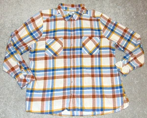 Camisa Croft & Barrow Mujer Manga Larga XL Algodón Blanco Cuadros - Imagen 1 de 12