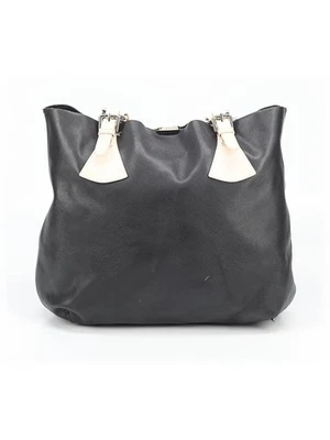 Bolso de mano Pulicati de cuero negro para mujer talla única Foto 1 de 3