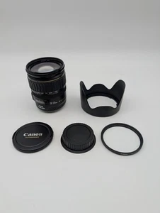 Canon EF 28-135mm f/3.5-5.6 IS USM Zoomobjektiv 72mm mit Schutzkappen UV-Filterhaube - Bild 1 von 12