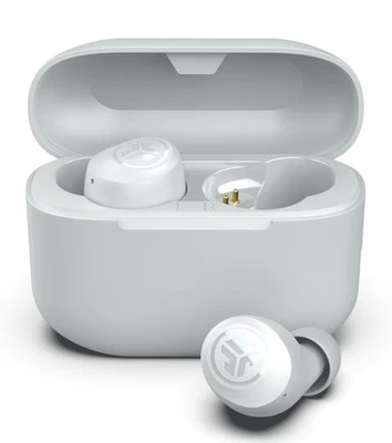 JLab Go Pop+ True Wireless Bluetooth Earbuds & Charging Case - White - Image 1 of 4