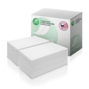 Fresh Towel Disposable Linenfeel Guest Hand Towels For Bathroom Kitcken Party We - Picture 1 of 9