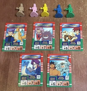 Pokémon Meistertrainer Brettspiel (1999) Ersatz Ash Movers (5) + 5 Rivale Karten - Bild 1 von 14
