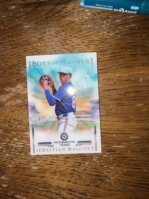 2025 Panini Boys Of  Summer Sebastian Walcott 54/99 - Image 1 of 2