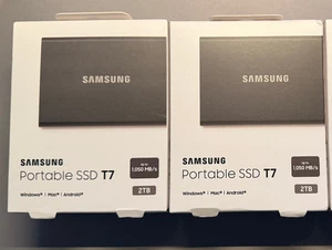 Samsung Portable SSD T7 | Grey | 2TB - Picture 1 of 1