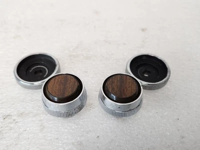 Pontiac Grand Prix 1977 1978 radio control de tono perillas tablero grano de madera OEM GM Foto 1 de 4