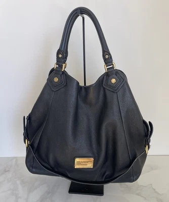 Bolso de Mano Bolso de Trabajo MARC by MARC JACOBS Clásico Q Francesca Cuero Negro Shopper Foto 1 de 4