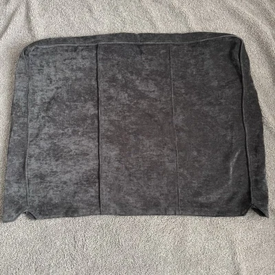 Cubierta lateral en ángulo saccional Lovesac - Terciopelo con cable gris carbón Foto 1 de 4