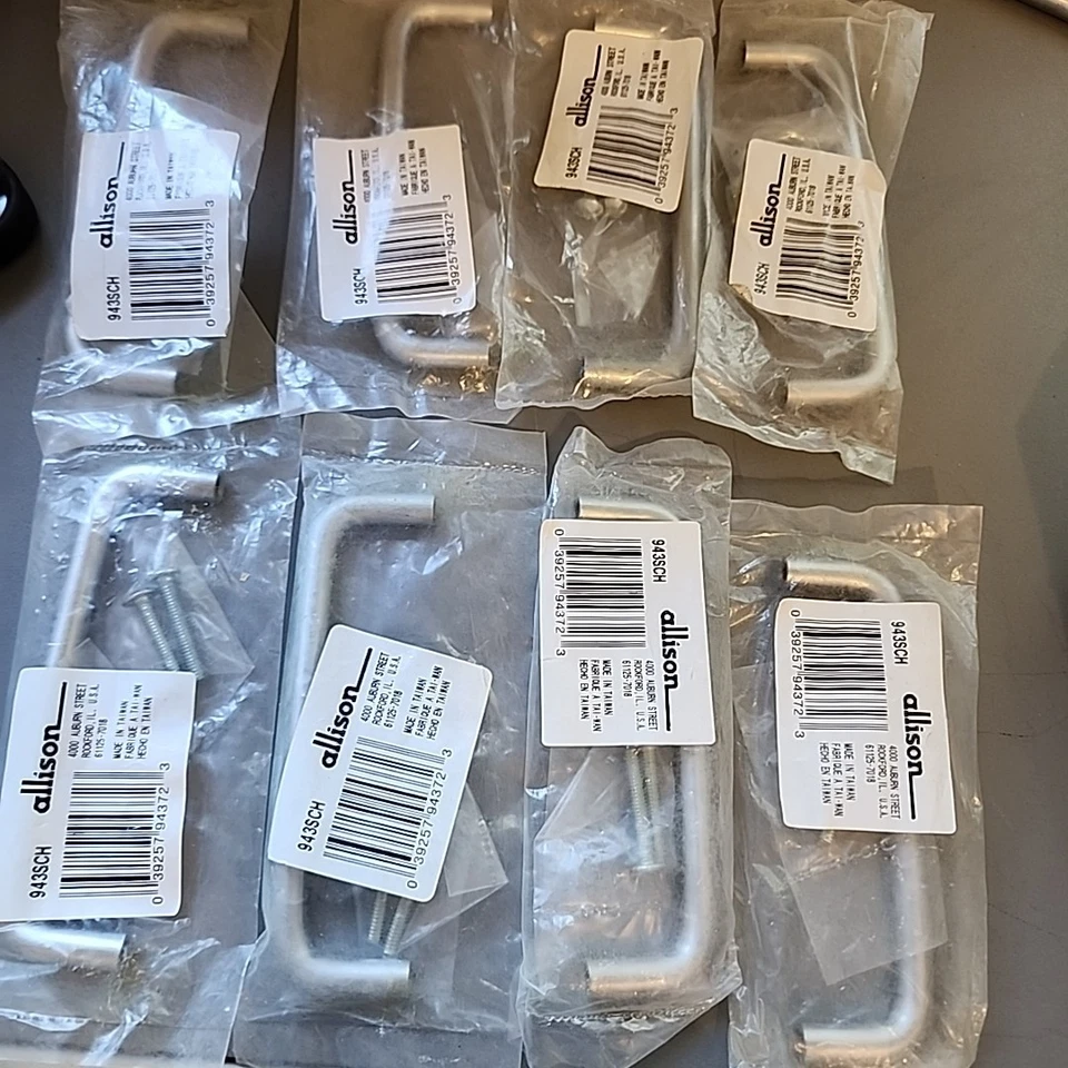 Amerock 943SCH Allison Cabinet Pull Zinc Alloy Brushed Chrome