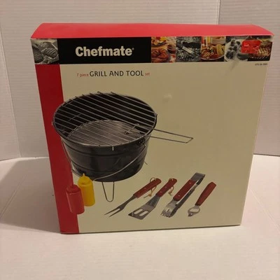 Chefmate 7 Piece Grill and Tool Set - Image 1 of 4