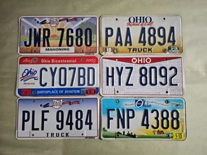 License plate (6) ⭐ OHIO ⭐ Collect Arts Hobby Craft Decor Projects - Picture 1 of 1