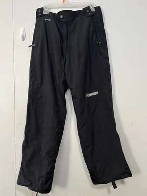 Pantalones de Nieve Spyder Niños Negros Talla 18 Niños Extra Grandes Cremallera Completa Laterales Foto 1 de 4