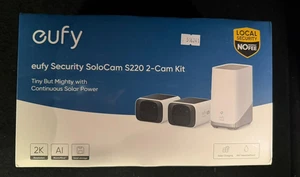 eufy SoloCam S220 2-Cam Kit with HomeBase S380 - No Monthly Fee NEW & SEALED - Picture 1 of 8