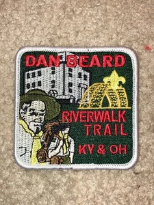 Boy Scout BSA Dan Beard Riverwalk Ohio Kentucky Type 1 FDL Historic Trail Patch - Picture 1 of 1