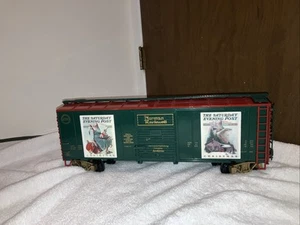 1996 Aristo-Craft Norman Rockwell Christmas 40' Steel Reefer Box Car #46037-2 EX - Picture 1 of 5