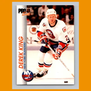 Derek King #110 1992-93 Pro Set New York Islanders Hockey Card NHL - Picture 1 of 3