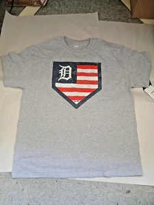 Majestic Detroit Tigers X-Large graues T-Shirt Walmart - Bild 1 von 2