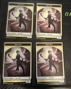 Kor Ally 006 token X4 Battle for Zendikar Magic the Gathering mtg - Picture 1 of 1