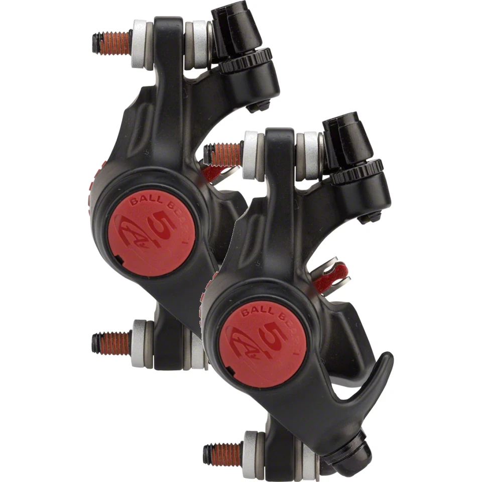 Juego de frenos de disco con cable MTB Avid BB5 - negro, montaje en poste, tracción larga, incluye pastillas Foto 1 de 2