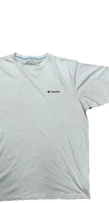 Camisa de Senderismo Columbia Cool Base Para Hombre Manga Corta Blanca Talla Grande Omni Freeze Foto 1 de 3