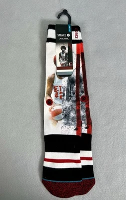 Calcetines Stance Leyendas de la NBA Julius Erving Tinta Salpicaduras Colección Redes Hombres 9-13 Nuevos con Etiquetas Foto 1 de 4