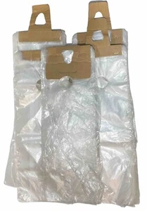 Clear 5 1/2" x 16" Plastic Poly Door Knob Hanger Bags (475) Brochure Newspaper - Picture 1 of 12