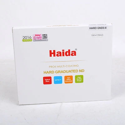 Haida 150x170mm PRO II MC GND 0.6 4x 2 Stop Hard Graduated ND 0.6 Filter   - Image 1 of 4