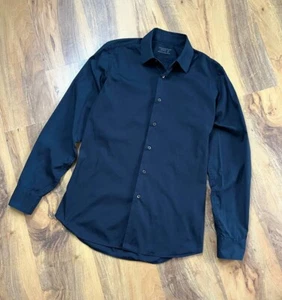 Prada Milano Vintage Men’s Black Button Shirt Long Sleeve Size M Designer Luxury - Picture 1 of 10