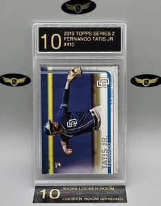 2019 Topps Series 2 San Diego Padres FERNANDO TATIS JR #410 rookie come nuovo LRG 10 - Foto 1 di 2
