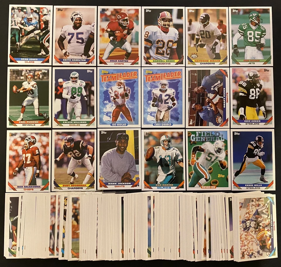 1993 Topps - Football Cards - #221-440 - Complete Your Set - You U Pick - Image 1 of 1