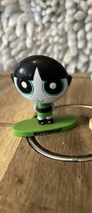 Rare Cartoon Network Buttercup Powerpuff - Mini Bobble Head Cake Topper 3" Lot 2 - Picture 1 of 1