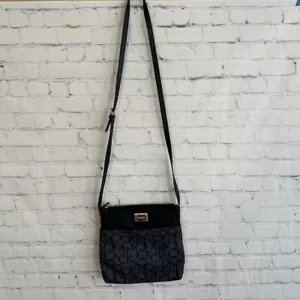 Borsa a tracolla Calvin Klein con logo monogramma blu bicolore - Foto 1 di 9